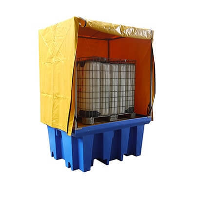 Accumax PVC Cover & Galvanised Frame For 1 x 1000L Bund (MXP6503)1