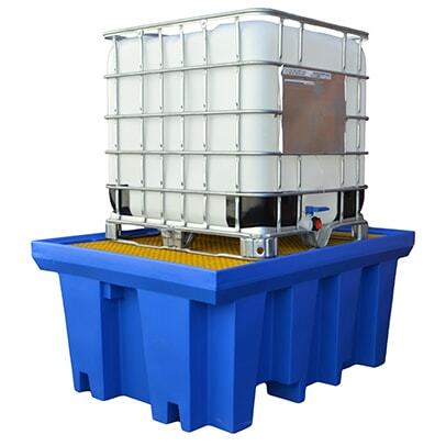 Accumax Single IBC Bunded Pallet 1000L Bund (MXP6001) - AIMS Industrial Supplies