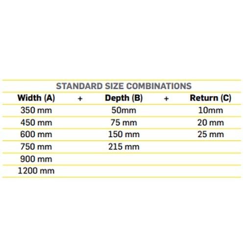 Advance Antislip Stair Nosing Higher Visibility Safety Yellow - AIMS Industrial Supplies