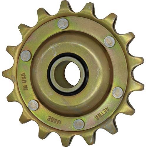 Aetna 5/8" Pitch 17 Tooth x 1/2" ID x 1-1/8" Hub Width Idler Sprocket - AIMS Industrial Supplies