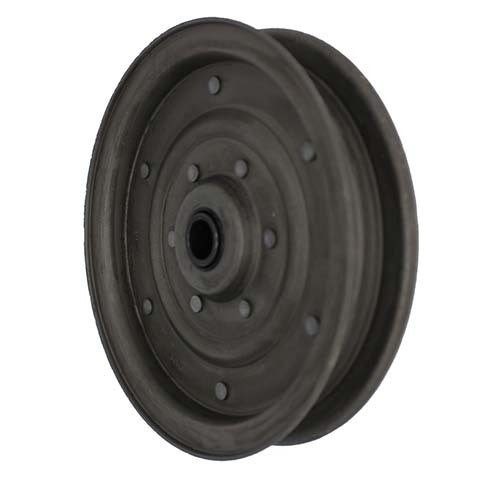 Aetna Idler Pulley Flat Flanged Zinc w/ Oil Dip 6" OD x 5/8" ID x 1" Wide1