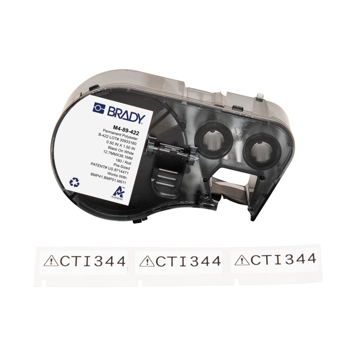 Aggressive Adhesive Multi - Purpose Polyester Label - AIMS Industrial Supplies