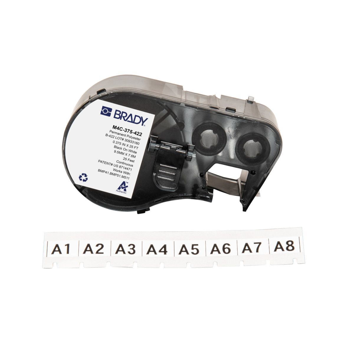 Aggressive Adhesive Multi - Purpose Polyester Label - AIMS Industrial Supplies