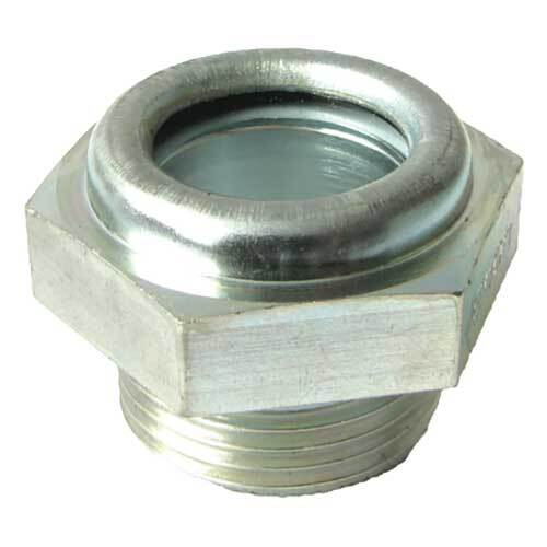 Alemlube 1" NPT Style BWS Oil Level Window with Reflector BWS4053R - AIMS Industrial Supplies