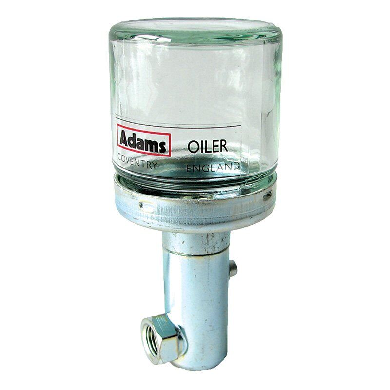 Alemlube 120ml 1/4" NPT Glass & Steel, Style VABL Oiler VABL7973