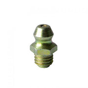 Alemlube 1/4" BSF Straight Grease Nipple- Mild Steel - AIMS Industrial Supplies