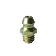 Alemlube 1/4" BSW Straight Grease Nipple - Mild Steel - AIMS Industrial Supplies