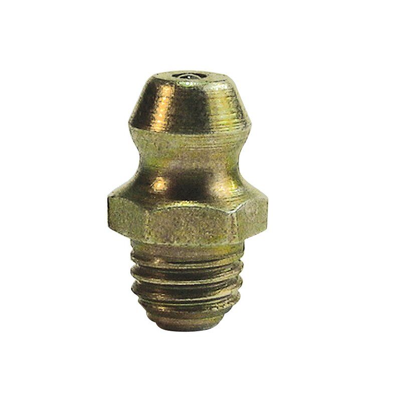 Alemlube 1/4" UNF Straight Grease Nipple L185