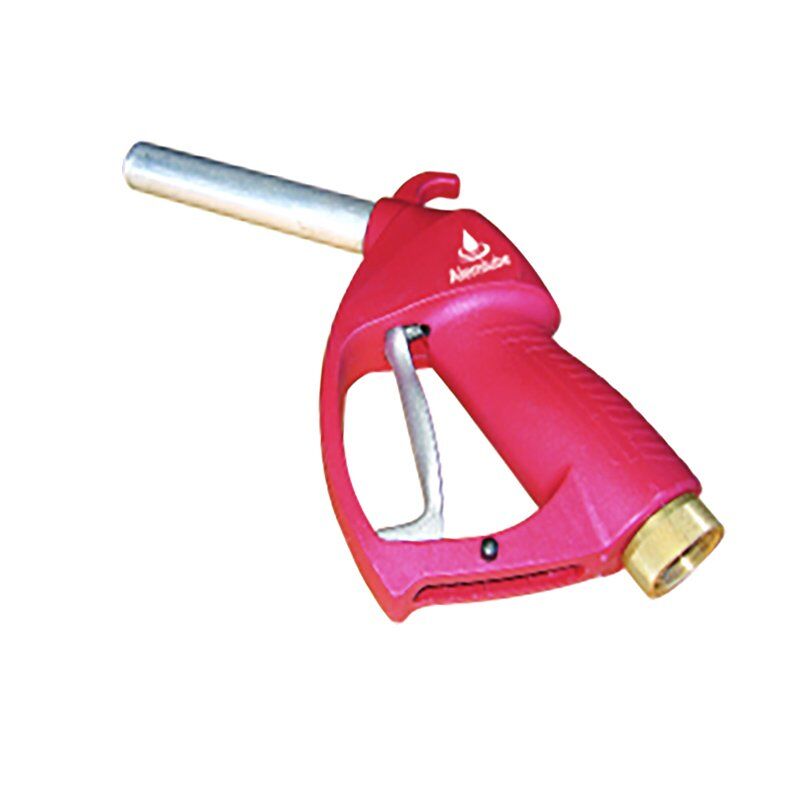 Alemlube 150L/MIN. Petrol Manual Shut Off Nozzle 1" BSP(f) Swivel - AIMS Industrial Supplies