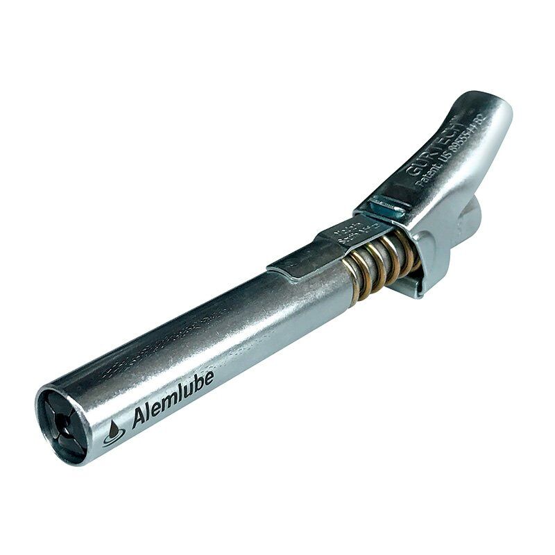 Alemlube 1/8" BSPT Extra Long Quick Release Grease Gun Coupler 14510 - AIMS Industrial Supplies