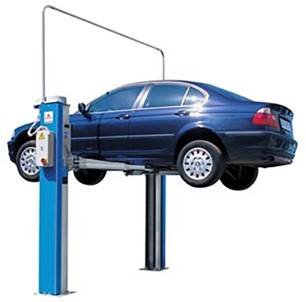Alemlube 3.2T 2-Post Electro-Mechanical Clear Floor Hoist KPX337WK - AIMS Industrial Supplies