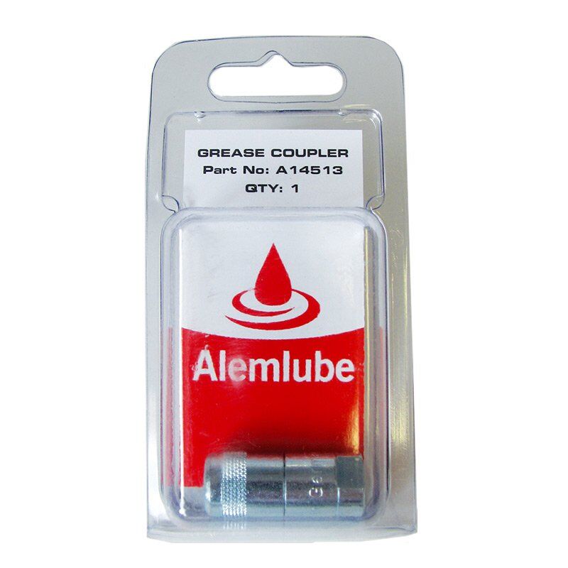 Alemlube 4 Jaw Standard Duty Grease Coupler A14513 - AIMS Industrial Supplies