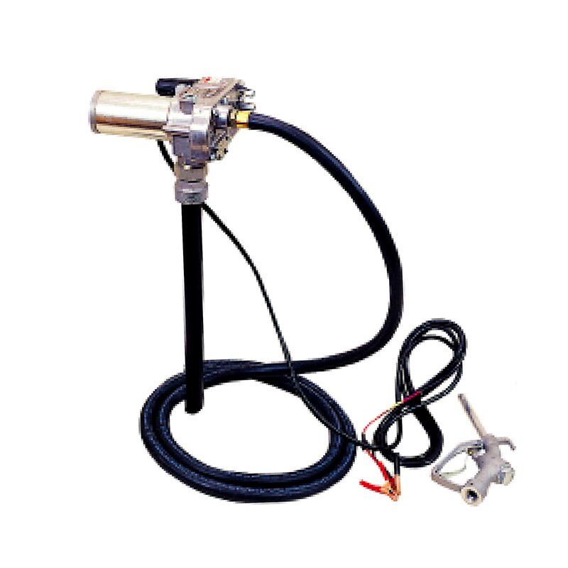 Alemlube 56LPM 12V Manual Nozzle Diesel Drum Pump M150S