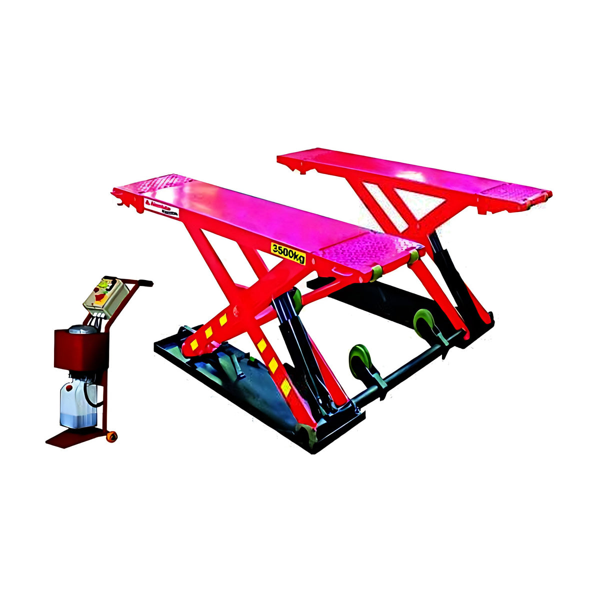 Alemlube AA35MRS Automotive 3.5T Low Profile Mid Rise Scissor Lift