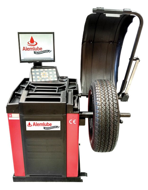 Alemlube AA579 Wheel Balancer with LCD Monitor & Laser Pointer - AIMS Industrial Supplies