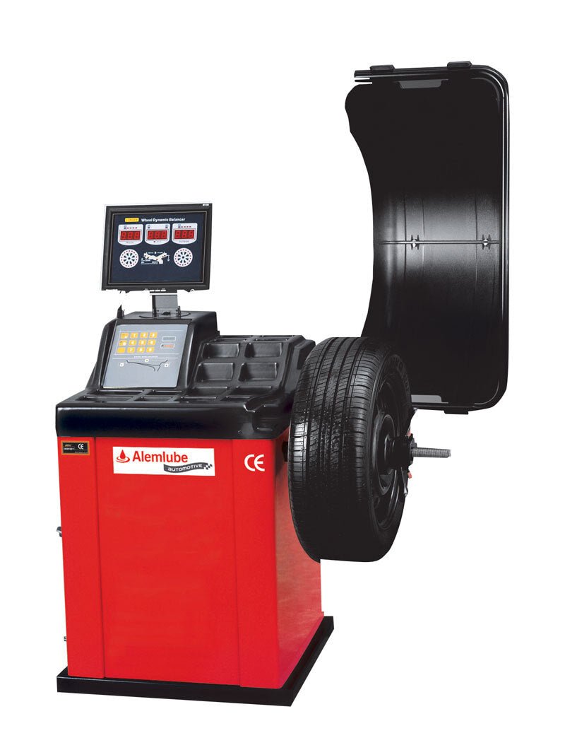 Alemlube AA828 Wheel Balancer with LED Monitor - AIMS Industrial Supplies