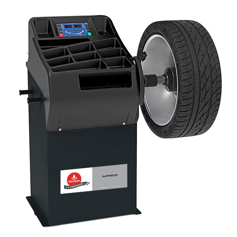 Alemlube AAPWB220 Megaspin Compact Digital Wheel Balancer - AIMS Industrial Supplies