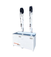 Alemlube Automotive 1,000L Double Compartment Bench Tank W/ Gantry - AIMS Industrial Supplies