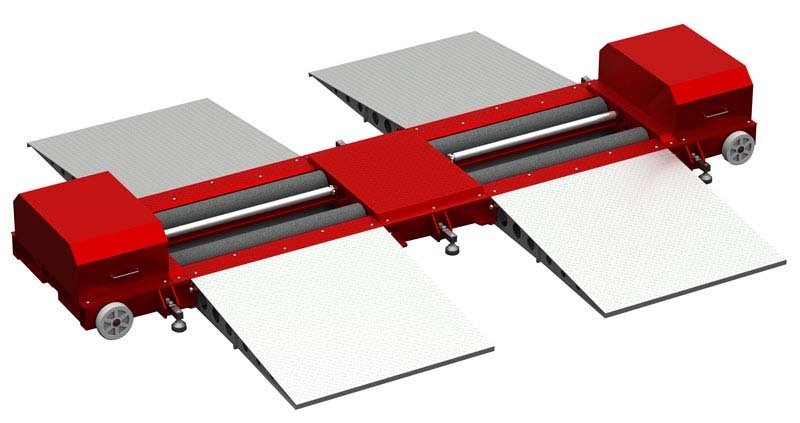 Alemlube Automotive 15T Mobile Commercial Roller Brake Tester - AIMS Industrial Supplies