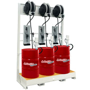 Alemlube Automotive 205L 3 Drum Lubrication Gantry1