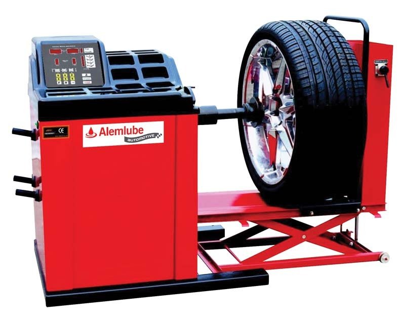Alemlube Automotive Commercial Vehicle Wheel Balancer - AIMS Industrial Supplies