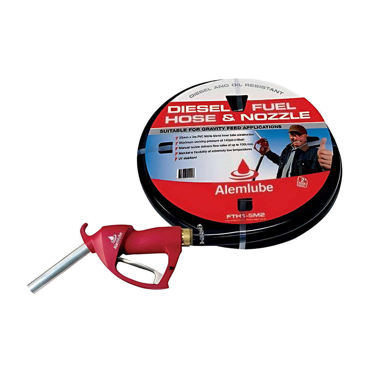 Alemlube Diesel Farm Tank Hose Kit
