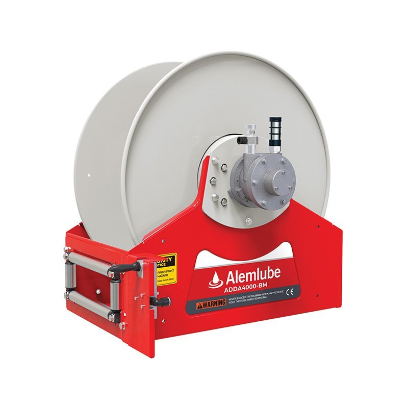 Alemlube Direct Drive Air Rewind Hose Reel - AIMS Industrial Supplies