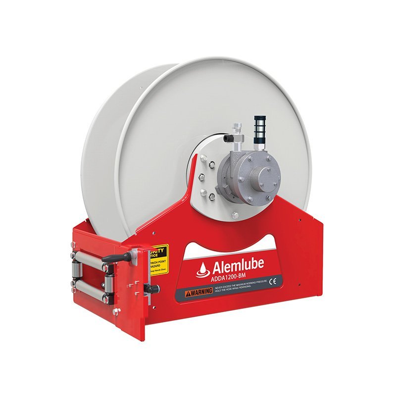 Alemlube Direct Drive Air Rewind Hose Reel - AIMS Industrial Supplies