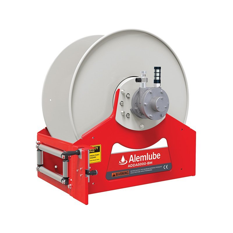 Alemlube Direct Drive Air Rewind Hose Reel - AIMS Industrial Supplies