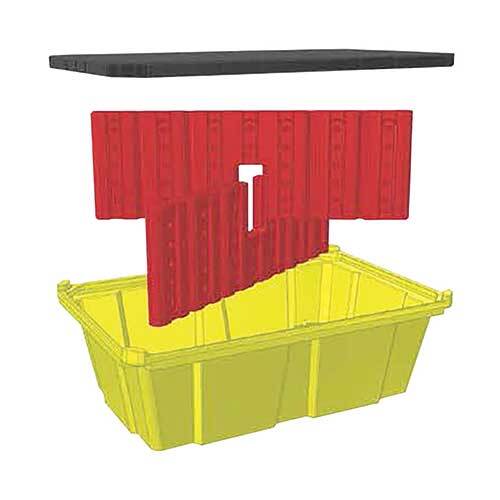 Alemlube Flat Bottom Spill Pallet SJ-120-002 - AIMS Industrial Supplies