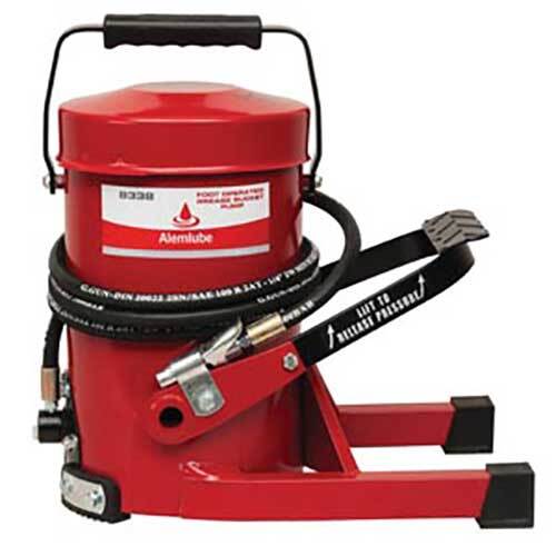 Alemlube Foot Operated Grease Bucket Pump 8338 - AIMS Industrial Supplies