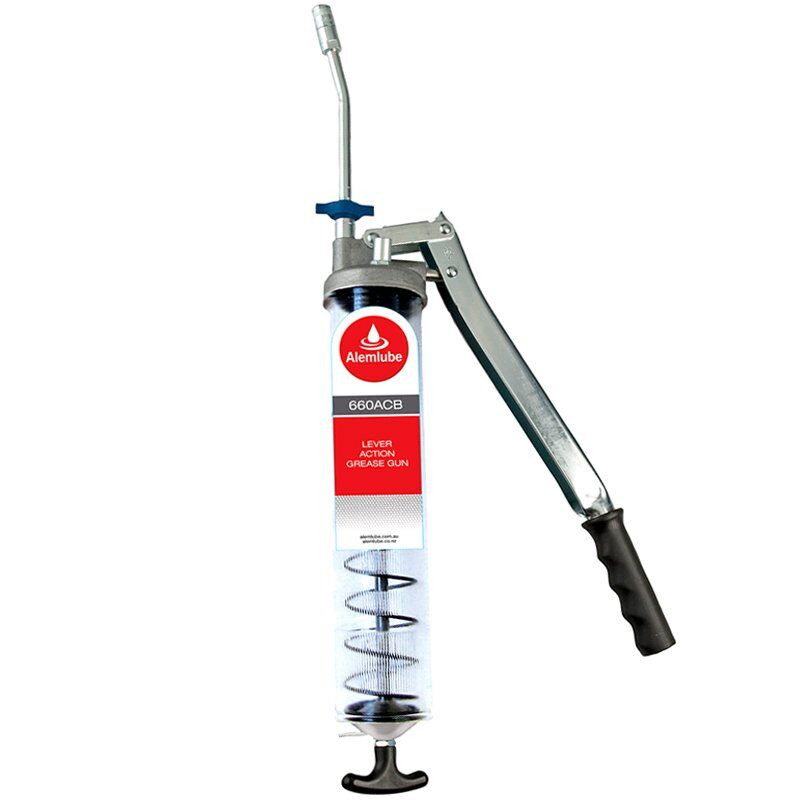 Alemlube Lever Action Grease Gun 600ACB - AIMS Industrial Supplies