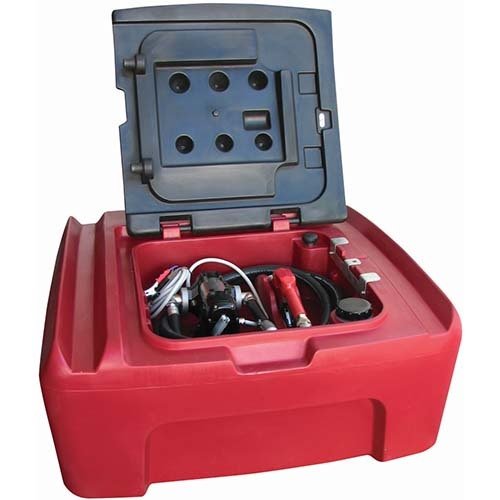 Alemlube Piusi Auto Nozzle Poly Tank - AIMS Industrial Supplies