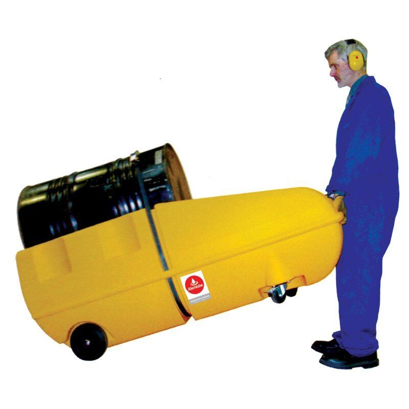 Alemlube Poly Spill Container Drum Trolley SJ-400-001 - AIMS Industrial Supplies