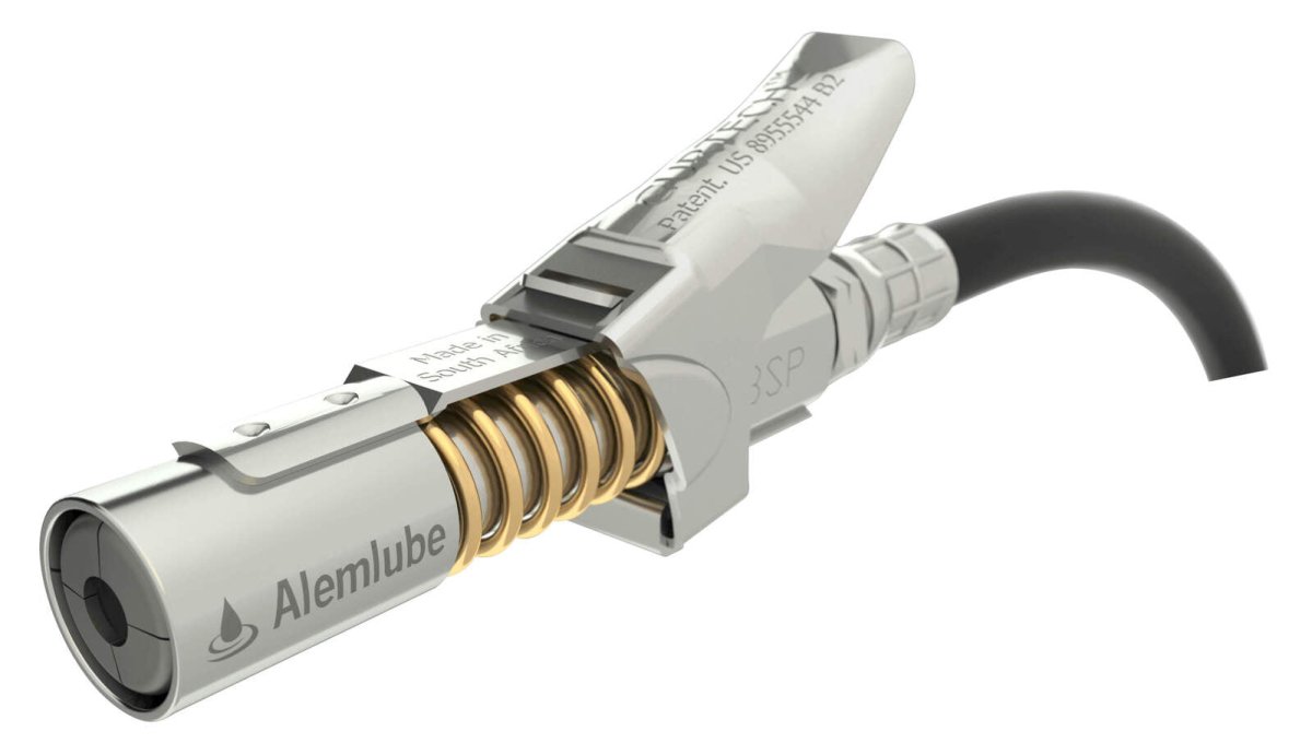 Alemlube Quick Release Grease Gun Coupler - AIMS Industrial Supplies