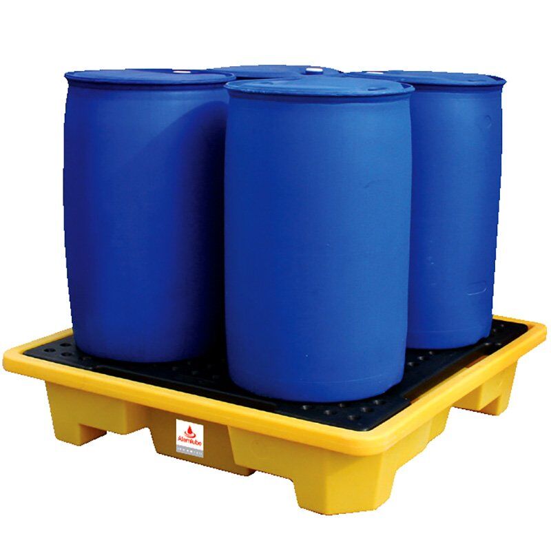 Alemlube Stackable 4 Drum Spill Container SJ-110-006 - AIMS Industrial Supplies