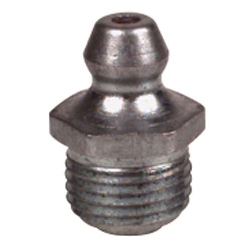Alemlube Stainless Steel 1/4" BSP Str. Grease Nipple 1386S1