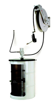 Alemlube Stationary Greasing System Kit Pump/Reel 453000 - AIMS Industrial Supplies
