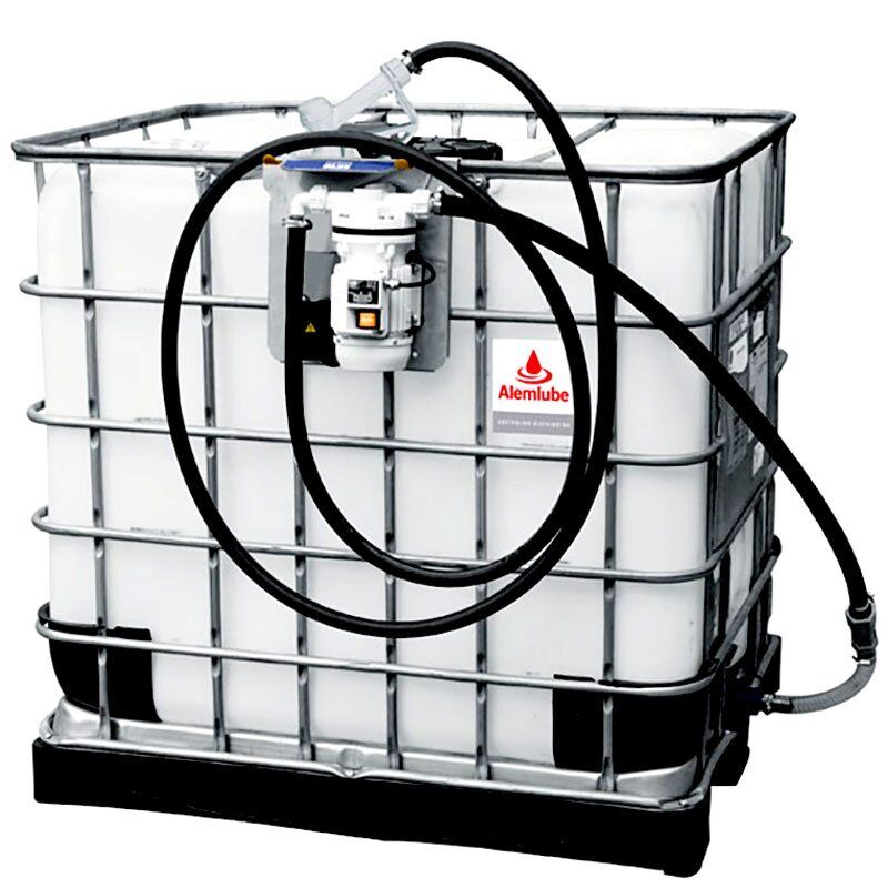 Alemlube Top Feed Storage 240V Dispensing Kit with Auto Nozzle 101010 - AIMS Industrial Supplies