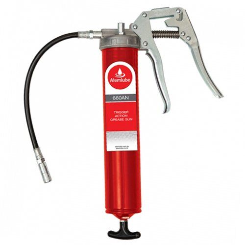 Alemlube Trigger Action Grease Gun with Flexible Extension 660AN1