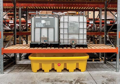 Alemlube Under Racking Spill Container2