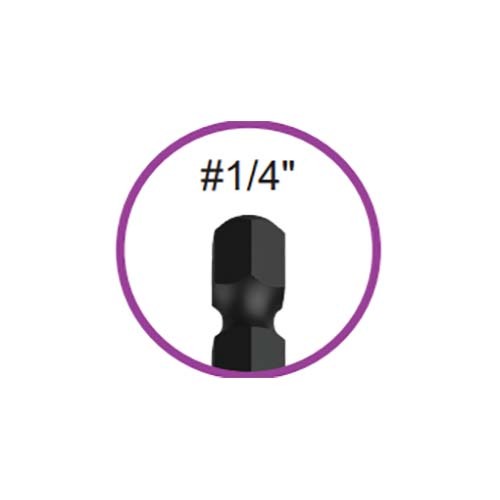 Allthread Socket Bit - Drive Bit 1/4" - Alloy Steel2