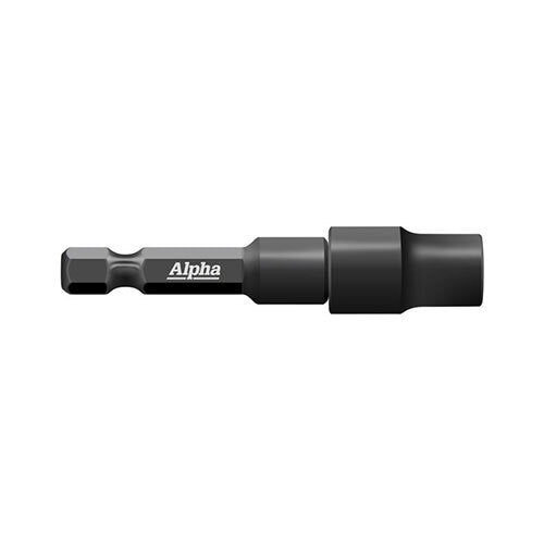 Alpha 1/4" x 65mm Cleanable Impact Magnetic Nutsetter Wrapped Pack of 5 - AIMS Industrial Supplies