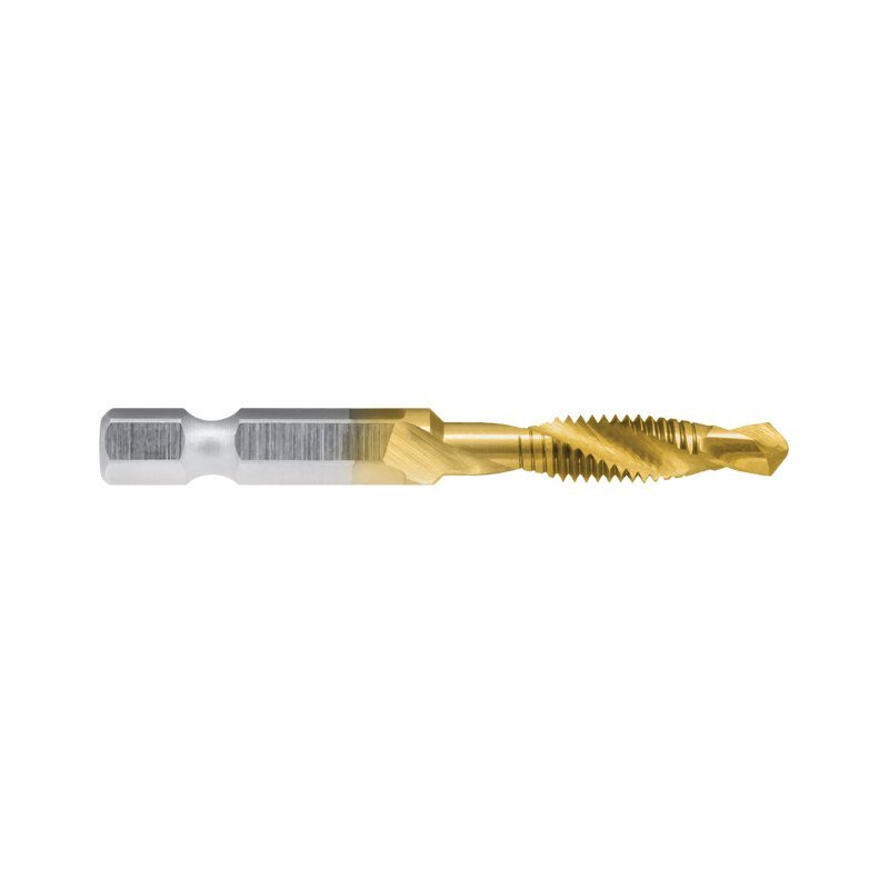 Alpha Combination Drill & Tap UNC 10G x 24 HSS TiN Coated