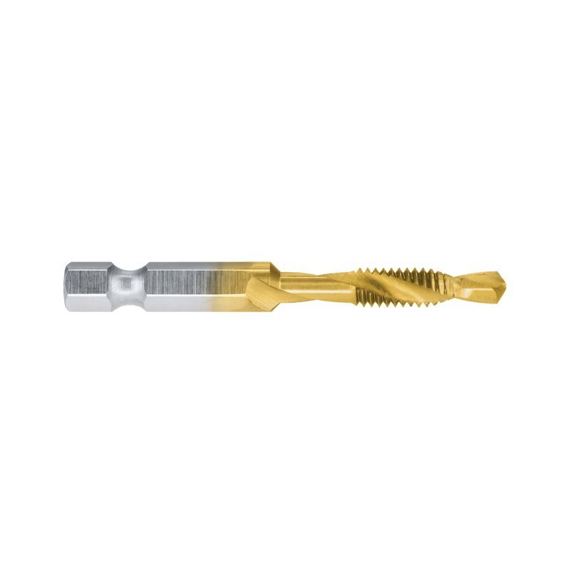 Alpha Combination Drill & Tap UNC 12G x 24 HSS TiN Coated