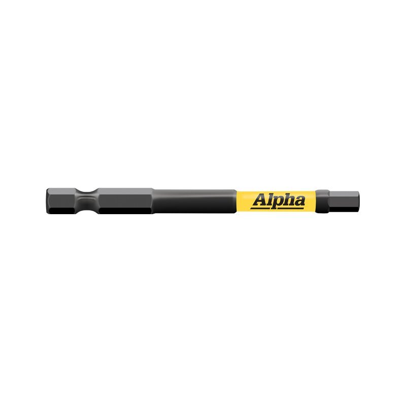 Alpha H5 x 75mm Hex Thundermax Impact Power Bit Wrapped Pack of 5
