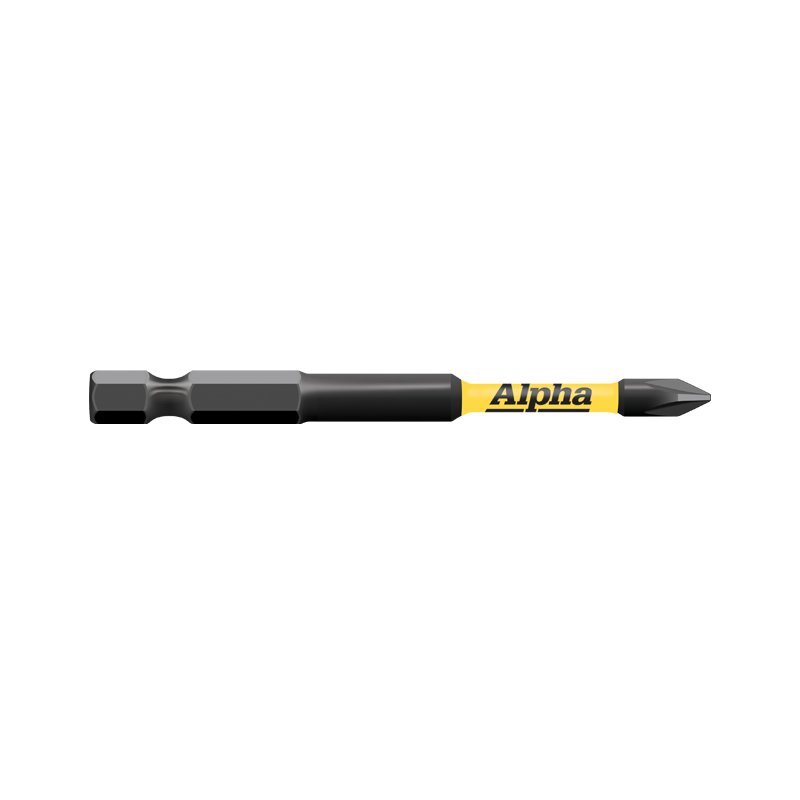 Alpha PH1 x 75mm Thundermax Impact Power Bit - Wrapped Pack of 5