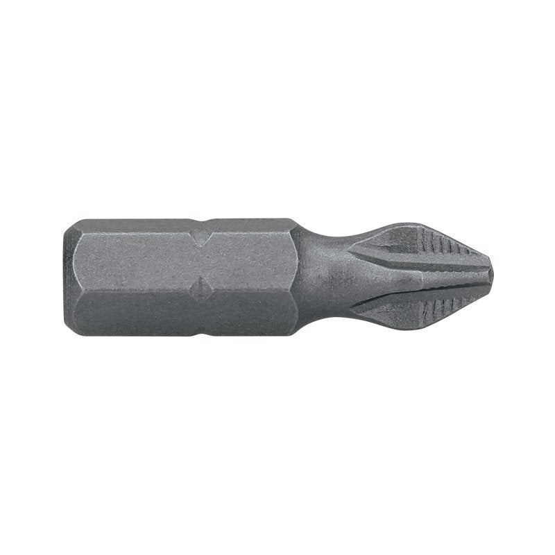 Alpha PH2 x 25mm Phillips Ribbed Insert Bit Carded CPH225SR 2/Pack - AIMS Industrial Supplies