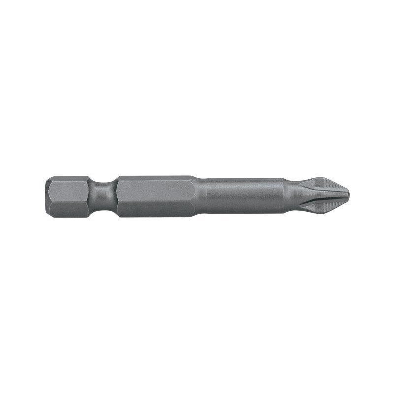 Alpha PH2 x 50mm Phillips Ribbed Power Bit Carded