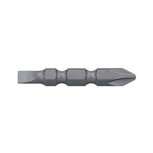 Alpha PH2/SL5 x 45mm Phillips/Slotted Double Ended Power Bit Carded - AIMS Industrial Supplies